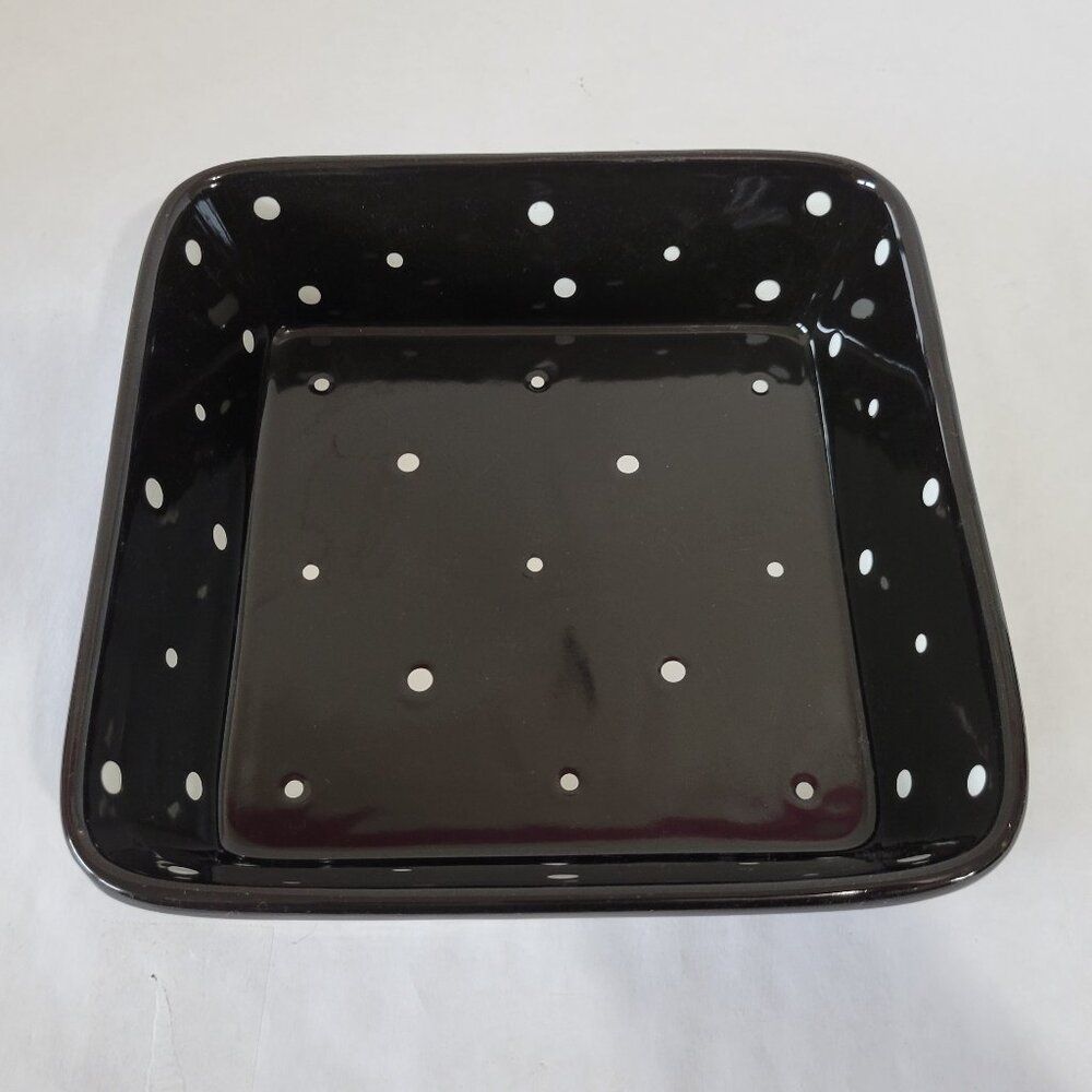 Temptations By Tara Black/white Polka Dot 2.5 Qt